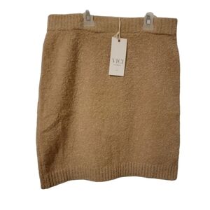 VICI Sweater Fabric Wool Blend Skirt